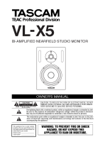 Tascam VL-X5 - Owners Manual 